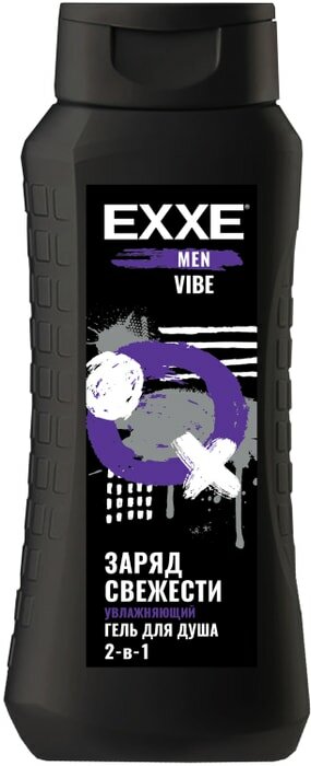 Гель для душа EXXE Men Vibe 2в1 увлажняющий 400мл