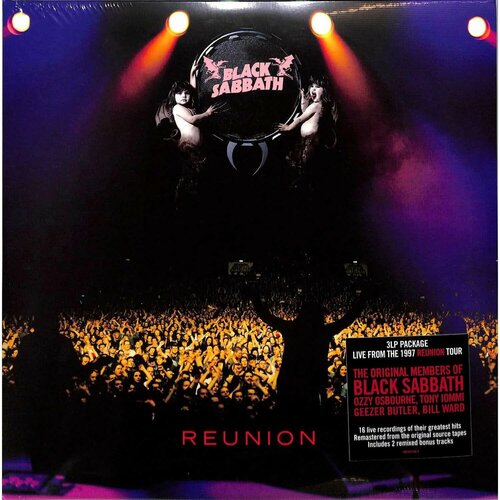 BLACK SABBATH - REUNION (3LP) виниловая пластинка