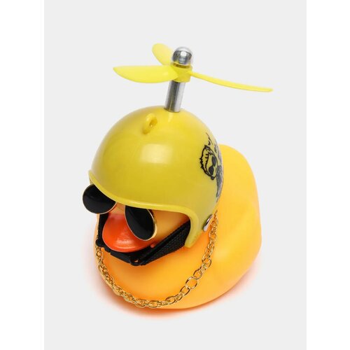 Игрушка Утка в шлеме и очках с пропеллером в машину Цвет Светло-жёлтый 599₽