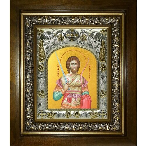 великомученик артемий антиохийский икона на доске 13 16 5 см Икона артемий (Артём) Антиохийский, Великомученик
