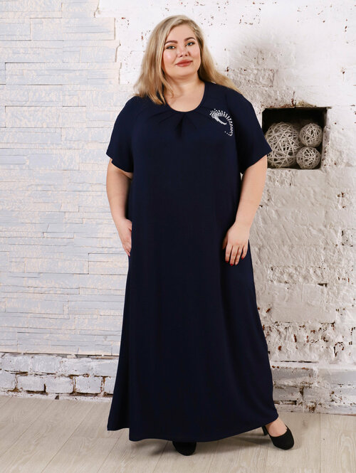 Платье Территория СтрекоZZ, размер 62, синий