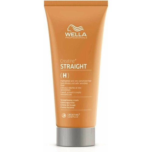 Wella Creatine+ Straight H/S - Крем для перманентного выпрямления волос окрашенных или чувствительных волос 200 мл