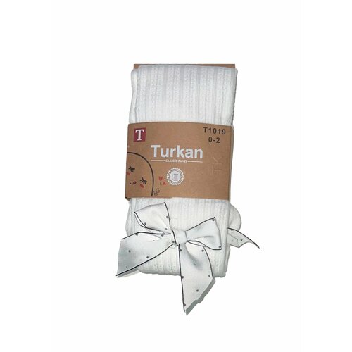 Колготки Turkan, 200 den, размер 92-98, белый колготки turkan 200 den размер 98 104 белый