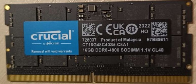 Память оперативная DDR5 Crucial (CT16G48C40U5) - фото №10