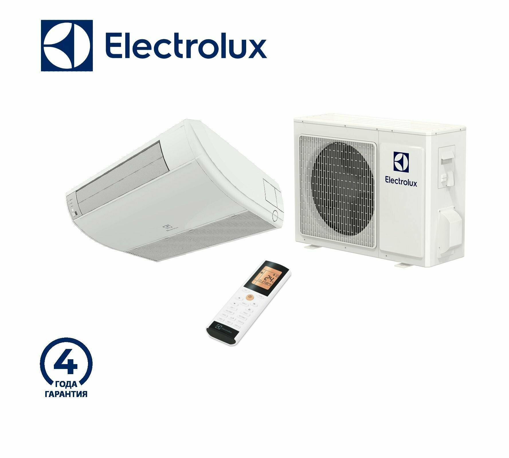 Сплит-система полупромышленная инверторная ELECTROLUX EACU-18H/UP4-DC/N8 напольно-потолочного типа (комплект)