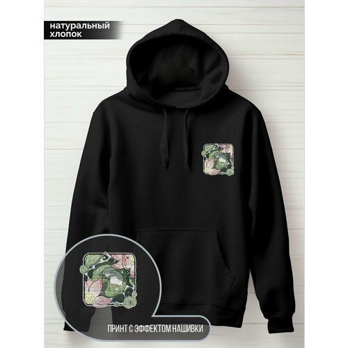 фото Худи hypnotica, размер m, черный