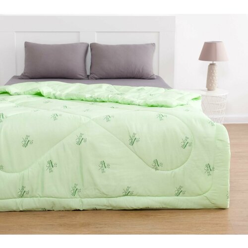 Одеяло Бамбук 220х205 см полиэфирное волокно 200 грм пэ 100 2109₽