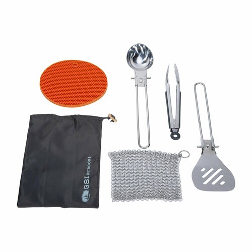 походная посуда gsi outdoors schneidebrett folding cutting boards orange Походная посуда GSI Outdoors Kochset Destination Folding Chefs Tool schwarz