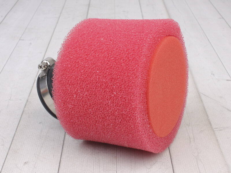 фото PitBikeClub Фильтр возд. нулевик #2 (d=38mm) поролон красный