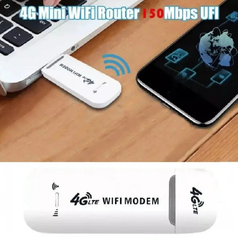 Модем роутер 4G LTE / USB модем, с раздачей интернета на любые устройства, 150Мбит. — фото 1