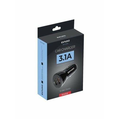 EXPLOYD EX-Z-1129 Автомобильное ЗУ31A21А1А2хUSB 413₽