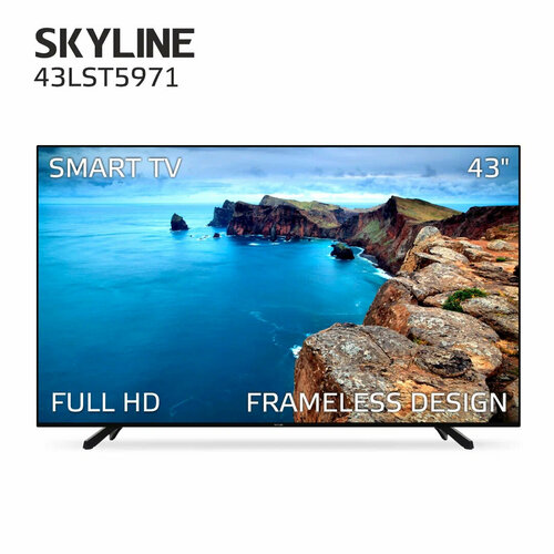 Телевизор SKYLINE 43LST5971, SMART (Android), черный