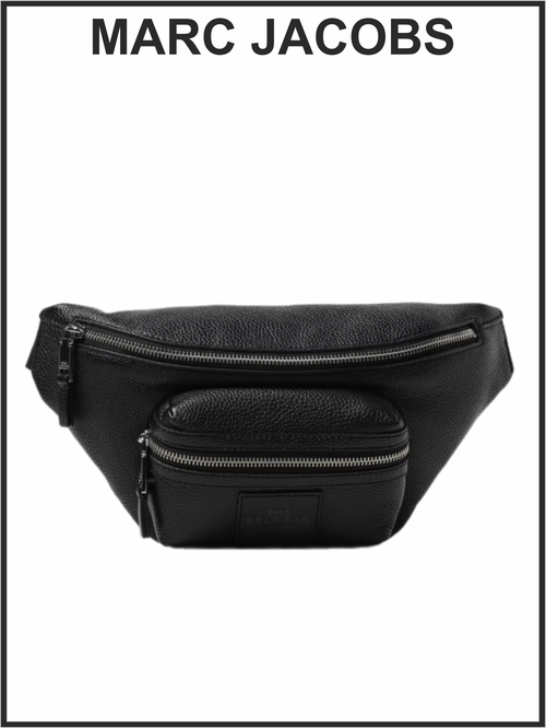 Сумка поясная MARC JACOBS 2R3HBB028H02-Black, фактура зернистая, черный