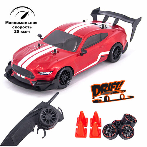 HB 666 Радиоуправляемая машина для дрифта Ford Mustang 4WD 1:14 - RC-19C радиоуправляемая машина для дрифта huang bo ford mustang 4wd 1 14 norliga rc 19c