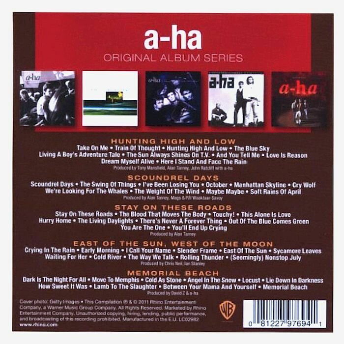 Компакт-диск Warner Music A-HA - Original Album Series (5CD) Медиа - фото №3