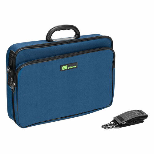 Кейс монтера Сибртех 470х340х110 мм 25 карманов наплечный ремень 90237 3001₽