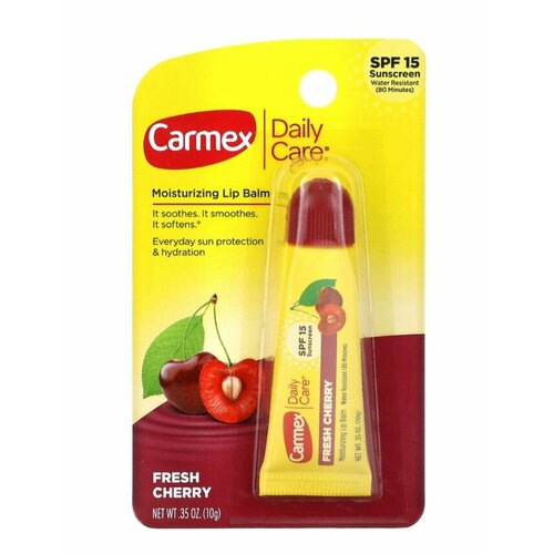 CARMEX Увлажняющий бальзам для губ вишня SPF 15 10 грамм