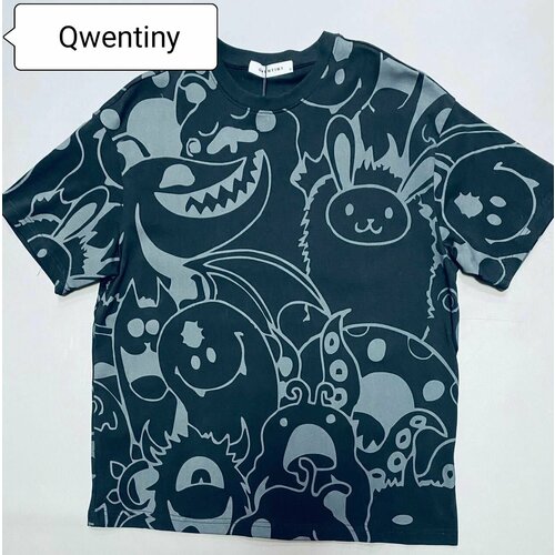 фото Футболка qwentiny, размер 3xl, черный