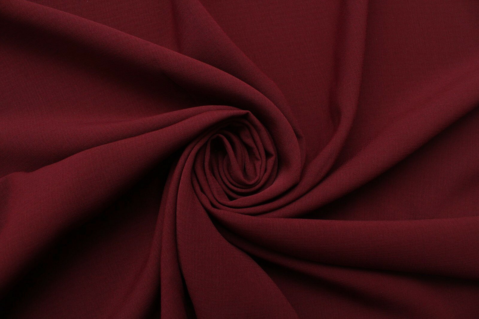 Ткань Двухсторонняя костюмная ткань вишнёвого цвета ш136см 05 м
