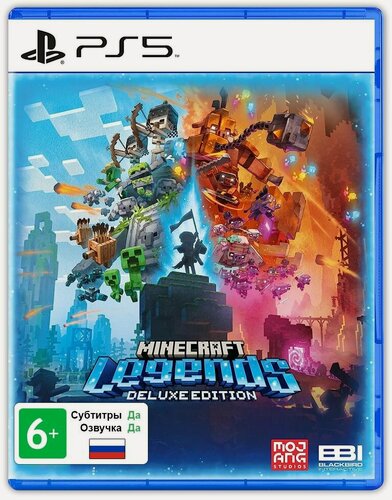 Изображение товара Minecraft Legends - Deluxe Edition (PlayStation 5, Русская версия) / Игра на диске PS5