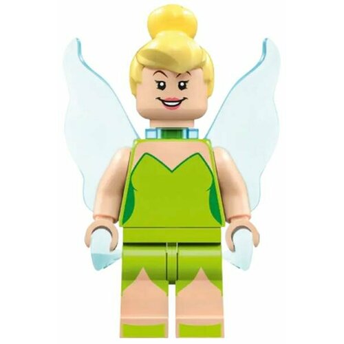 Минифигурка Лего Lego dis086 Tinker Bell - Minifigure, Trans-Light Blue Butterfly Wings набор новых деталей лего lego 100шт 3005 trans light blue