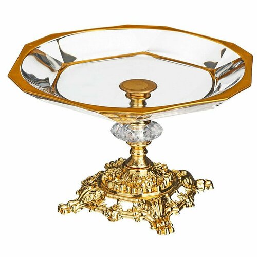 Фруктовница / стекло, 19см / DECORES