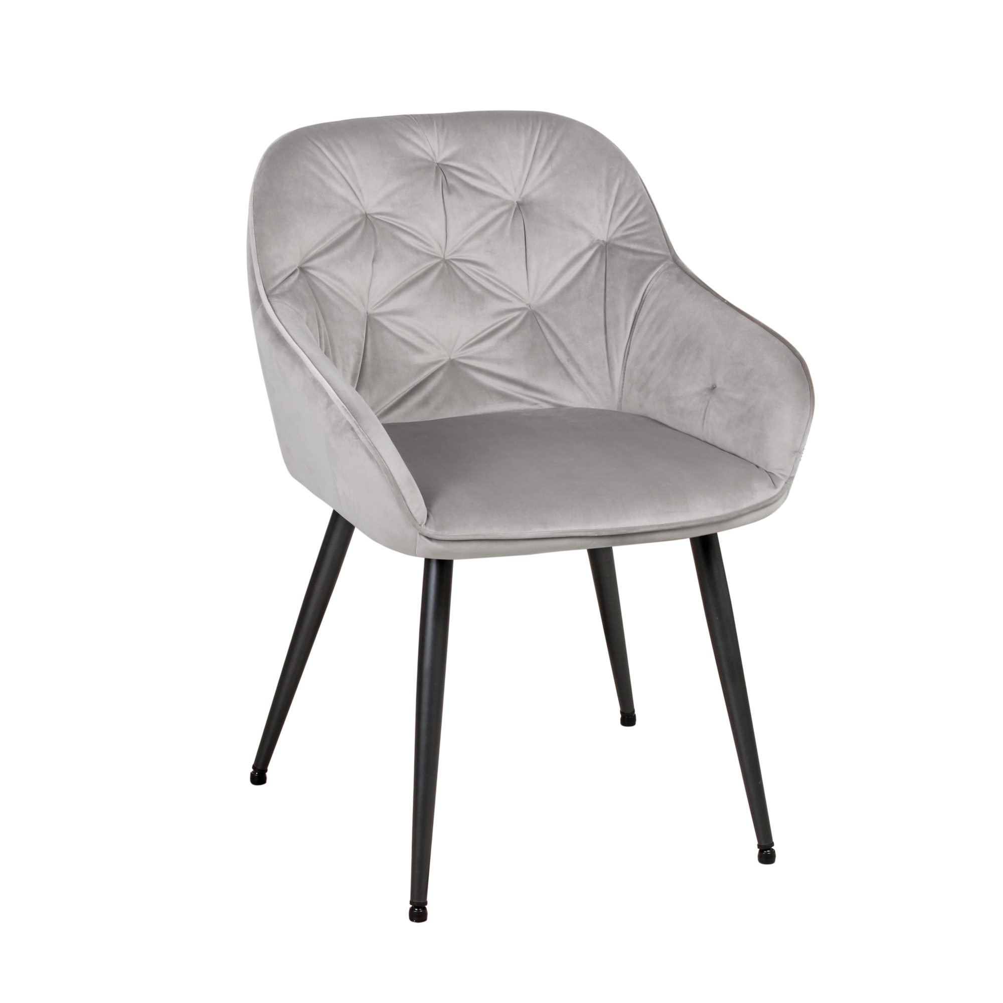 фото Стул обеденный "Регент" WX-255 (Светло-серый велюр)