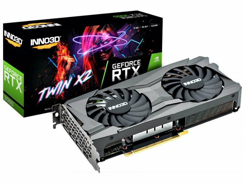Видеокарта INNO3D GeForce RTX 3060 LHR 12GB TWIN X2 (N30602-12D6-119032AH)