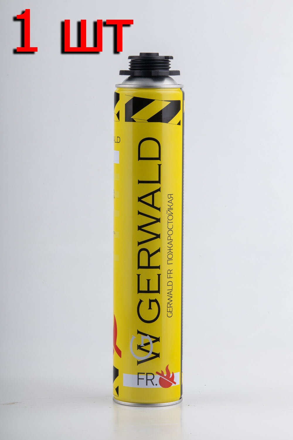 фото Профессиональная монтажная пена GERWALD FR пожаростойкая 750мл, 850гр. 4шт