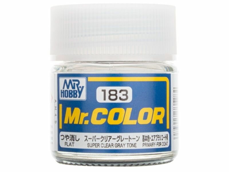 Лак акриловый на специальном разбавителе MR.HOBBY Mr.Color Super clear gray tone, Матовый лак, MH-C183