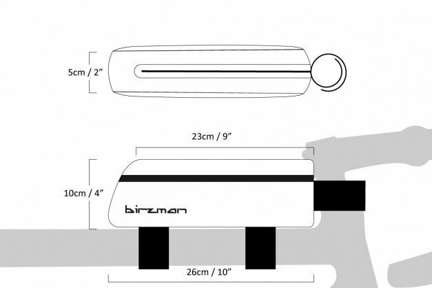 Сумка на раму Birzman Packman Travel Top Tube Pack (BM17-BAG-TTB-PKM)