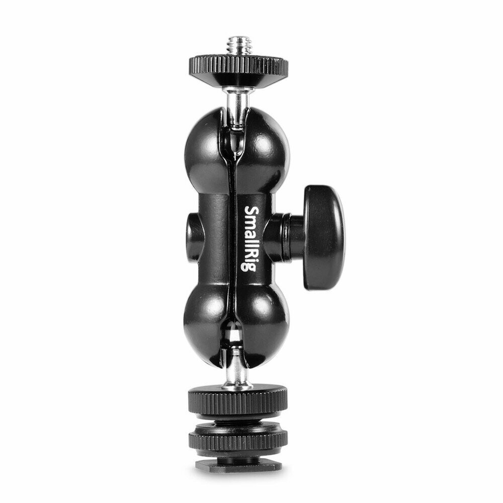 Универсальный держатель SmallRig 1135 Double End Ball Head with Cold Shoe and Thumb Screw