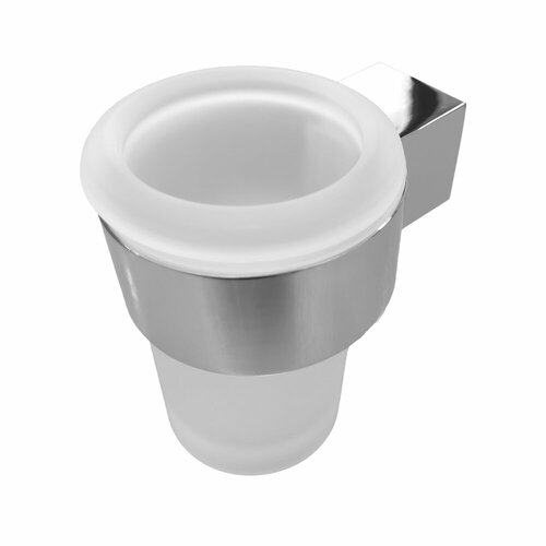 Стакан одинарный коллекция лотос ЛТ41Х матовое стекло хром Альтасан 2507₽