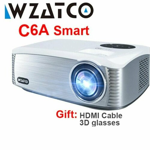 Новый светодиодный проектор WZATCO C6 Android 1920 Wi-Fi Full HD 3120500₽