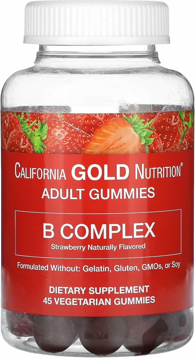 California Gold Nutrition B Complex 45 vegetarian gummies (Б комплекс)