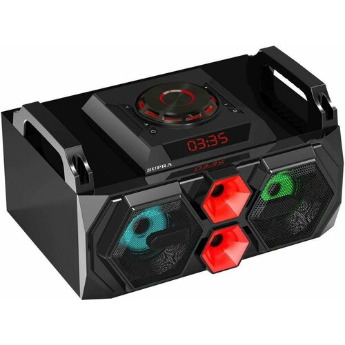 Минисистема Supra SMB-530 черный 110Вт FM USB BT SD 970900₽