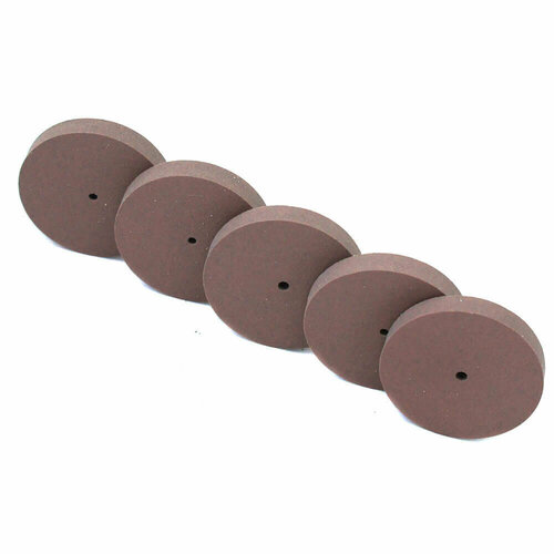 Диски шлифовальные/полировальные Tornadotool d 24х3.5х2 мм 5 шт. (P400 (коричневый))