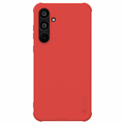Накладка Nillkin Frosted Shield Pro пластиковая для Samsung Galaxy A55 5G Red (красная) накладка nillkin frosted shield pro пластиковая для samsung galaxy a73 5g sm a736 green зеленая