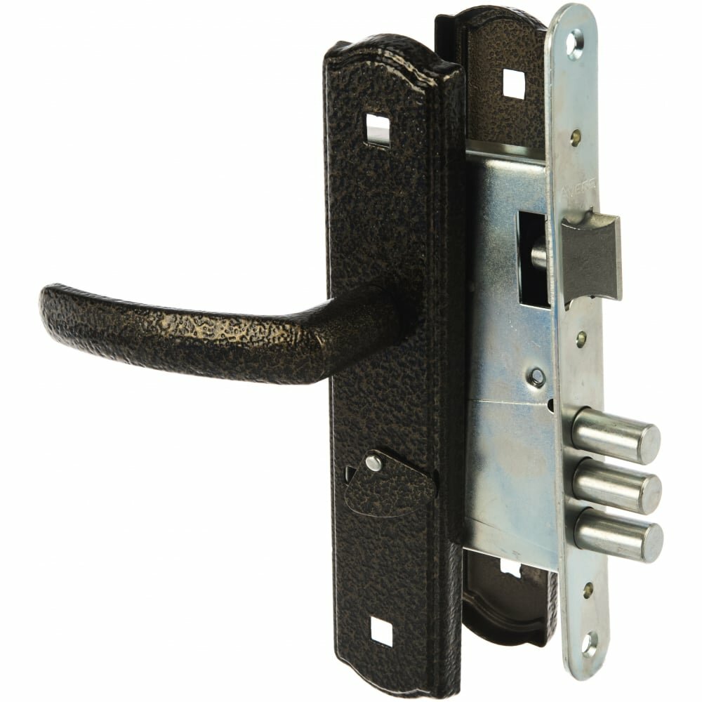 фото Замок врезной сувальдный Avers ЗВ9-4-1-4 бронз