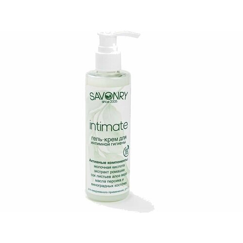 Крем-гель для интимной гигиены Savonry Cream-gel for intimate hygiene