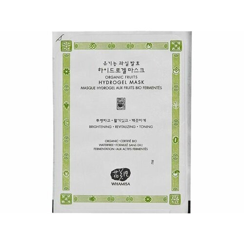 Маска для лица гидрогелевая на основе фруктовых ферментов WHAMISA Organic Fruits 2375₽