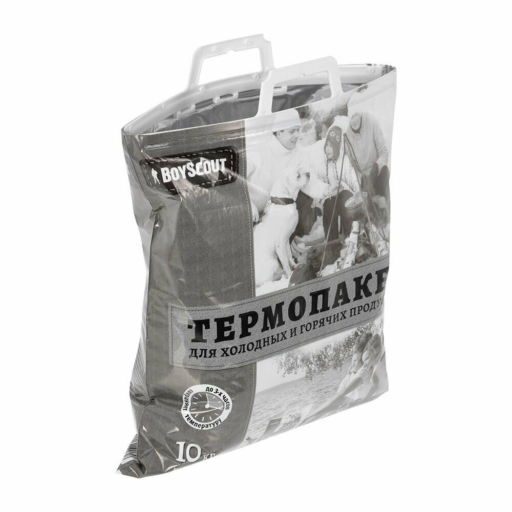 Термопакет, 42х45 см, пластиковая ручка, Мах нагрузка до 10 кг BoyScout 61435