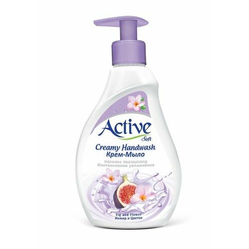 Active Жидкое крем-мыло с витамином B5 Purple Инжир, 350 мл