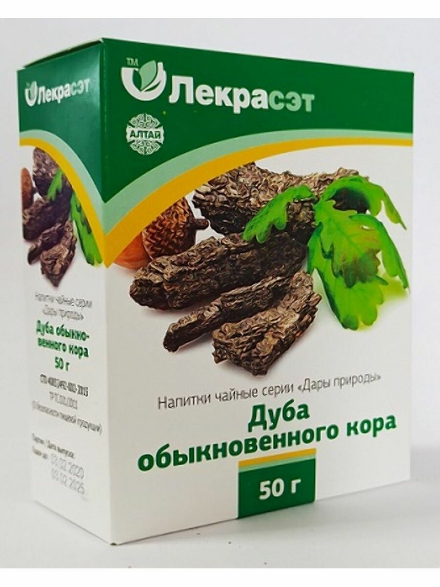 Дуба обыквенного кора 50 гр.