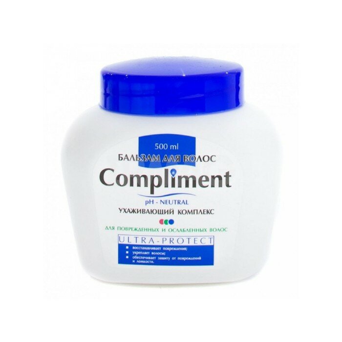 Compliment Бальзам для волос Compliment Ultra-Protect, для ослабленных волос, 500 мл