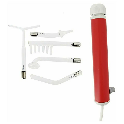 Дарсонваль Ультратек СД-199, 5 насадок красный