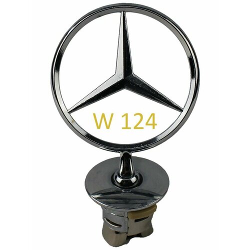 Прицел (эмблема) Мерседес на капот звезда серебристого цвета Mercedes W124 for benz e class w124 w201 c class w202 led license number plate light 12v car rear tail lamps