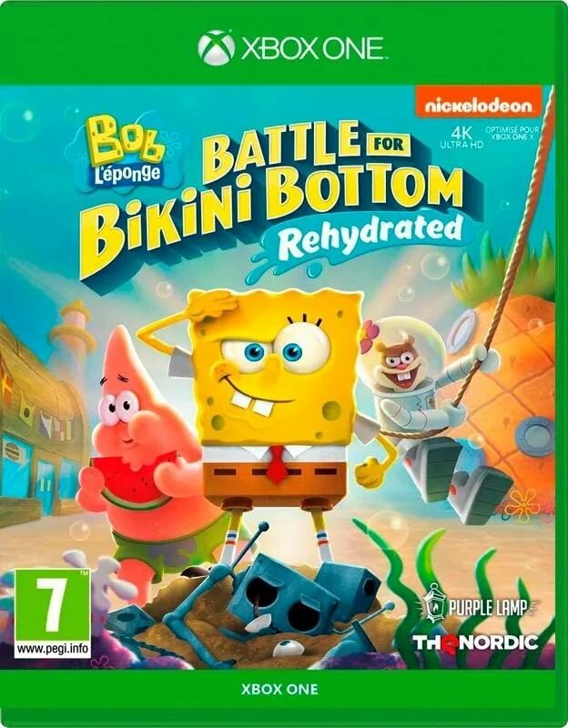 Игра SpongeBob SquarePants: Battle for Bikini Bottom - Rehydrated (Xbox One Xbox Series Русские субтитры)