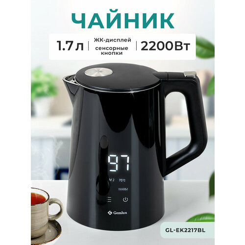 Чайник электрический металлический с терморегулятором 377000₽