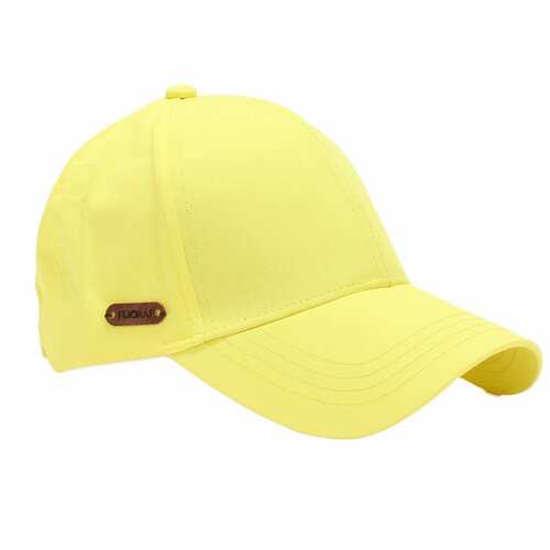 кепка женская flioraj бежевая двойная с пайетками 388fj Бейсболка FLIORAJ, размер 57-58, желтый